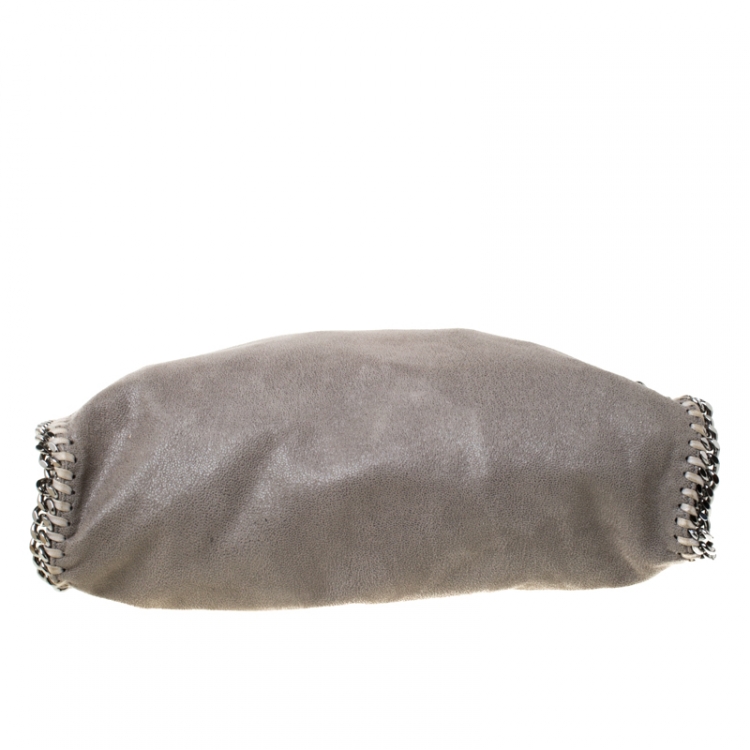 مملوكة مسبقًا Stella McCartney Grey Faux Leather Falabella Chain Tote