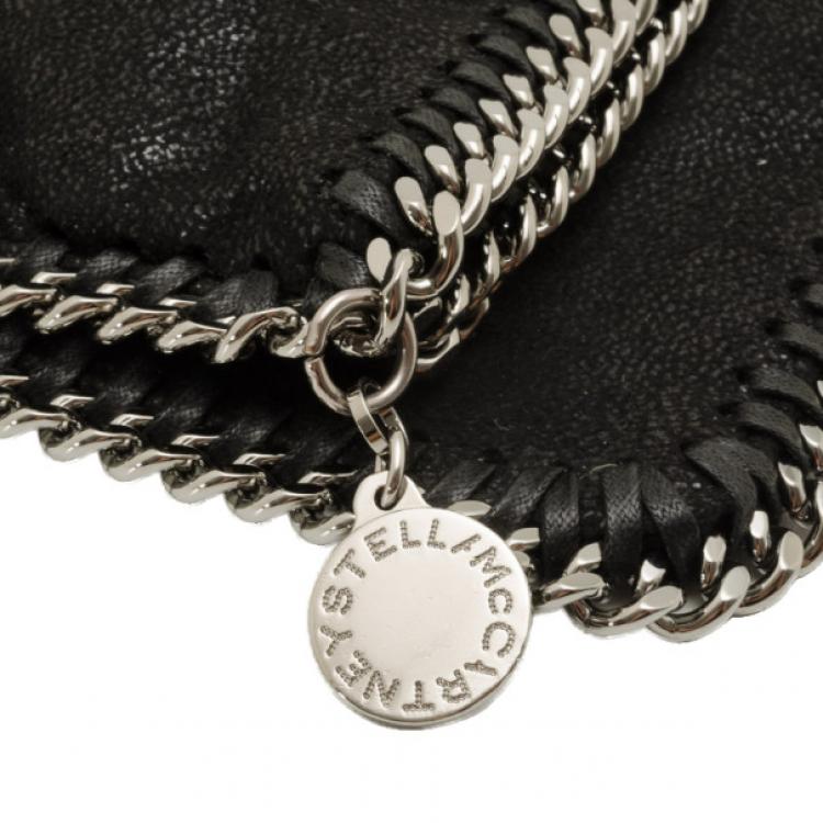 Pre Owned Stella McCartney Black Falabella Clutch