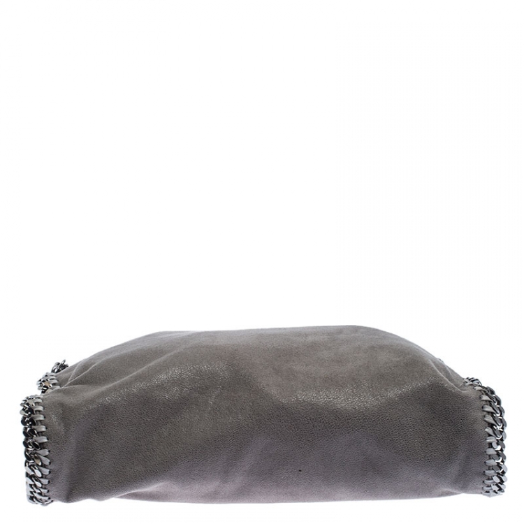 Pre Owned Stella McCartney Grey Faux Leather Small Falabella Tote