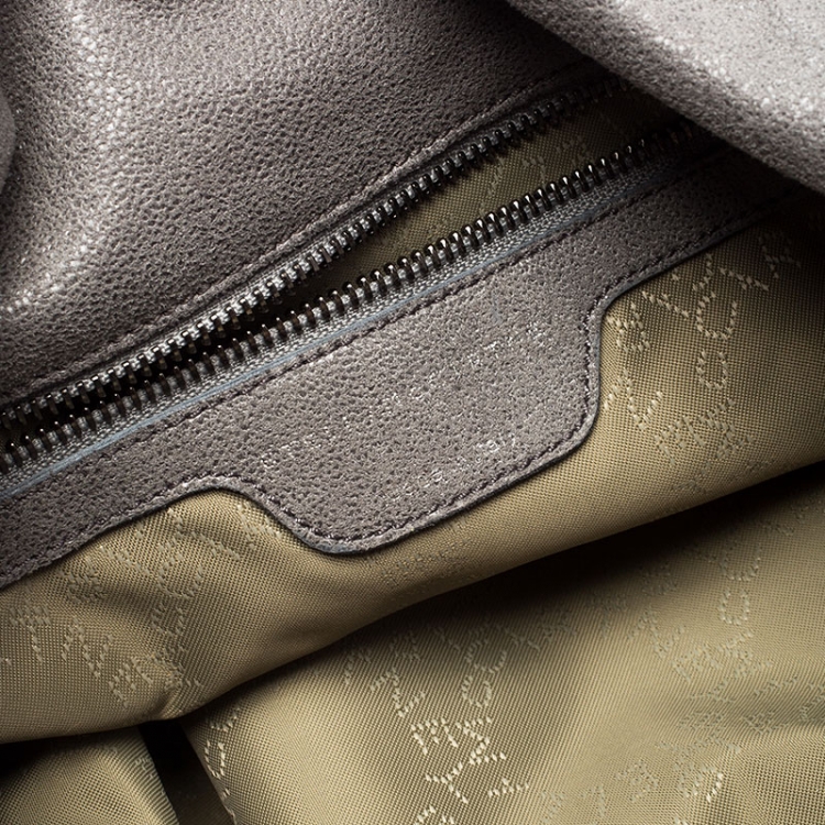 Pre Owned Stella McCartney Grey Faux Leather Small Falabella Tote