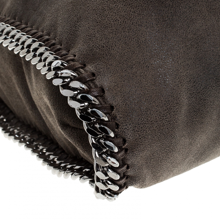 Pre Owned Stella McCartney Brown Faux Leather Small Falabella Tote