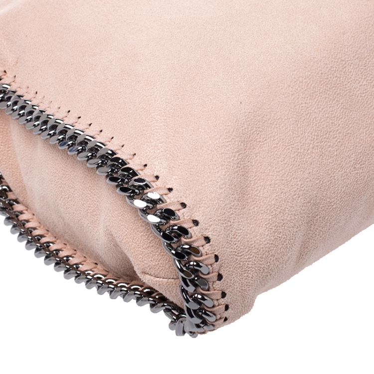 Pre Owned Stella McCartney Peach Faux Leather Small Falabella Tote