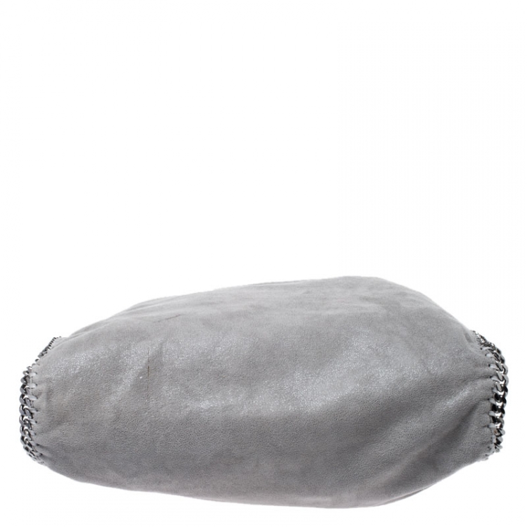 Pre Owned Stella McCartney Grey Faux Leather Small Falabella Tote