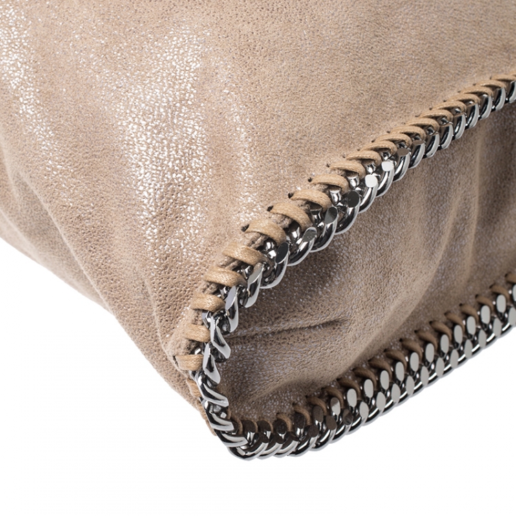 مملوكة مسبقًا Stella McCartney Beige Faux Leather Small Falabella Tote