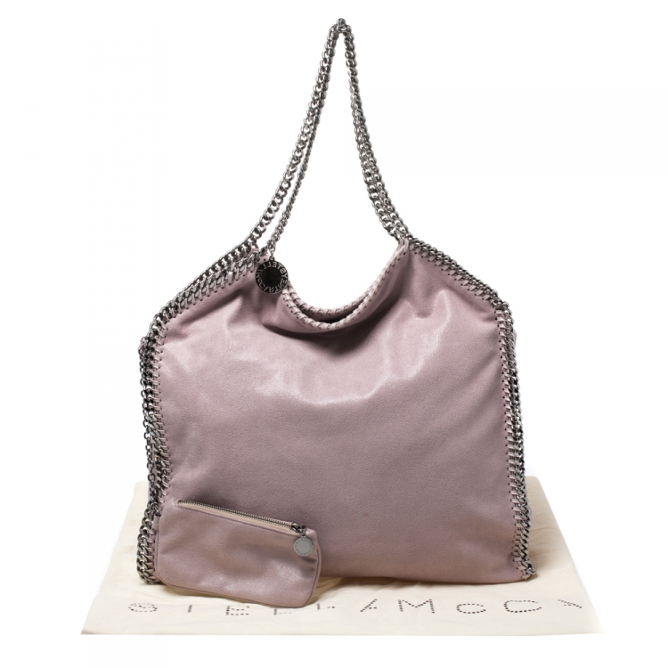 Pre Owned Stella McCartney Beige Faux Leather Large Falabella Tote