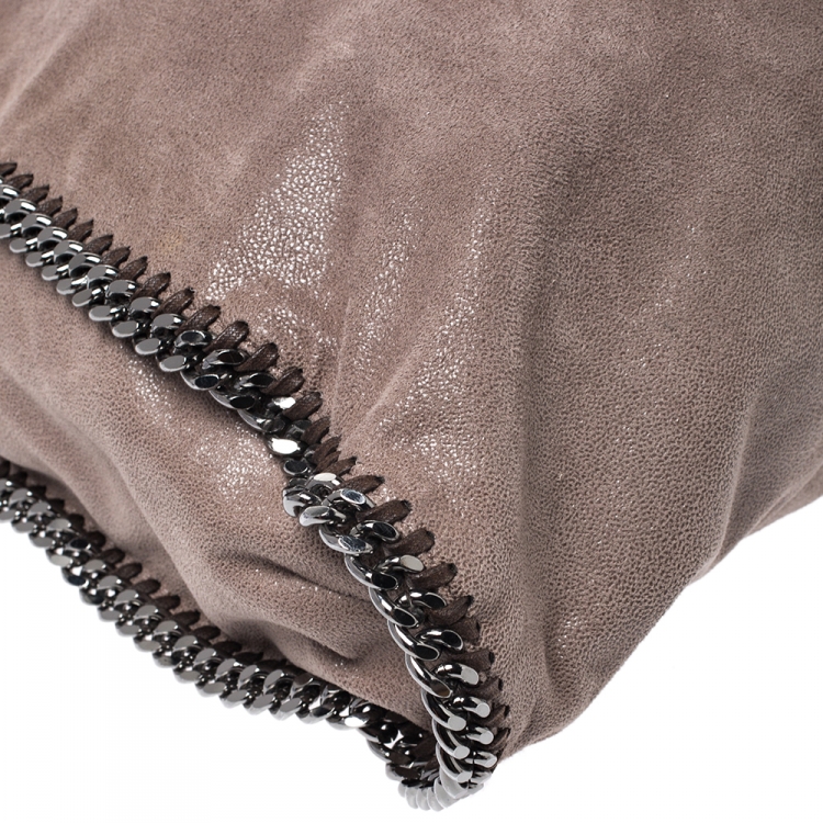 Pre Owned Stella McCartney Light Brown Faux Leather Falabella Bag