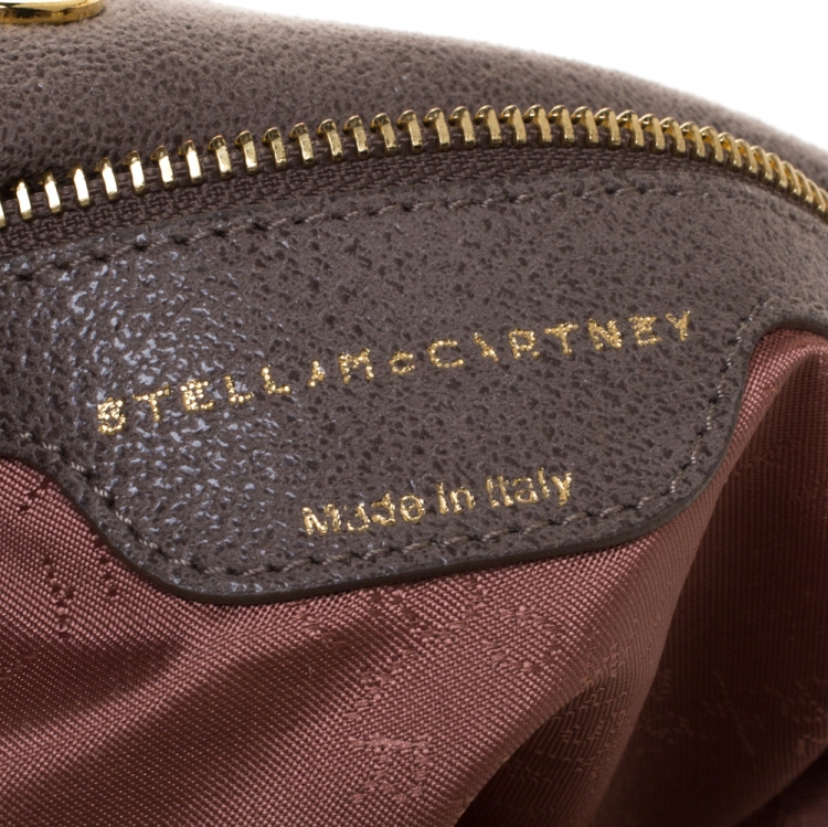 Pre Owned Stella McCartney Light Brown Faux Leather Falabella Tote