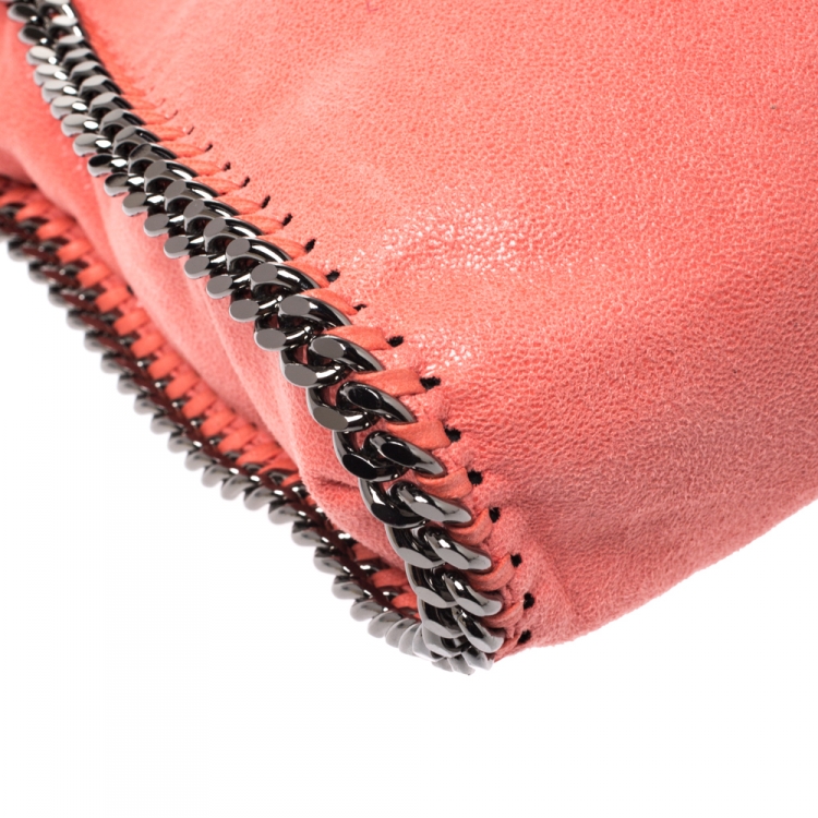 مملوكة مسبقًا Stella McCartney Orange Faux Leather Small Falabella Tote