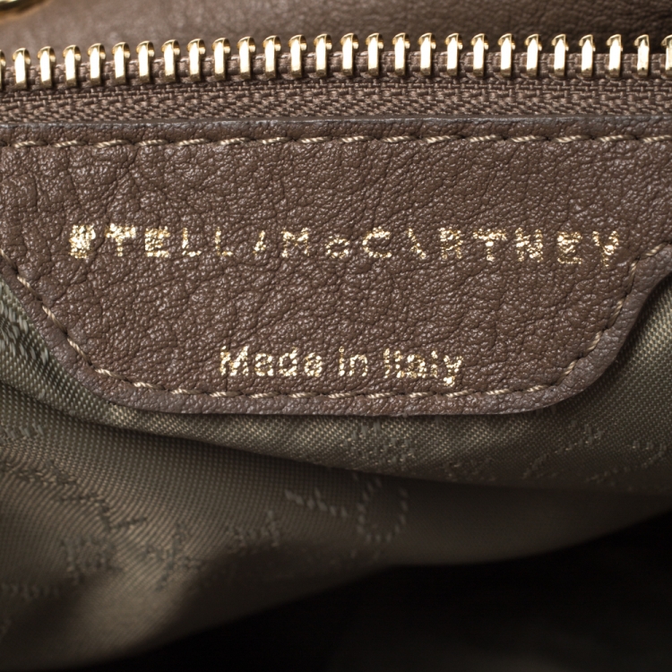 Pre Owned Stella McCartney Beige Faux Leather Small Falabella Tote
