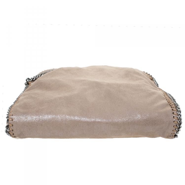 Pre Owned Stella McCartney Beige Faux Leather Small Falabella Tote