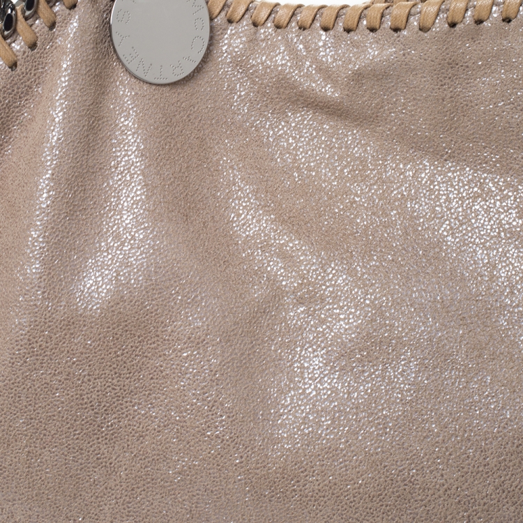 Pre Owned Stella McCartney Beige Faux Leather Small Falabella Tote