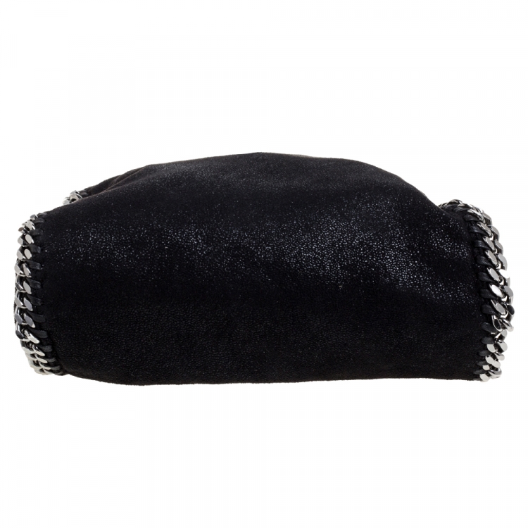 مملوكة مسبقًا Stella McCartney Black Faux Leather Mini Falabella Tote