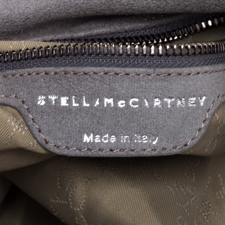 مملوكة مسبقًا Stella McCartney Metallic Silver Tweed Falabella Tote