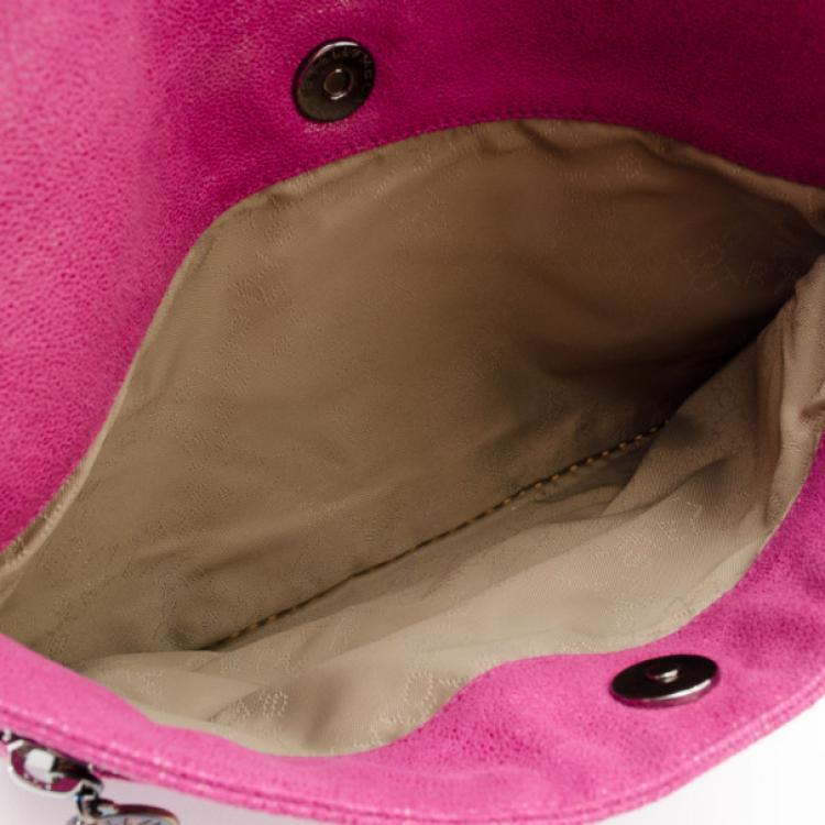 Pre Owned Stella McCartney Pink Fallabella Foldover Clutch