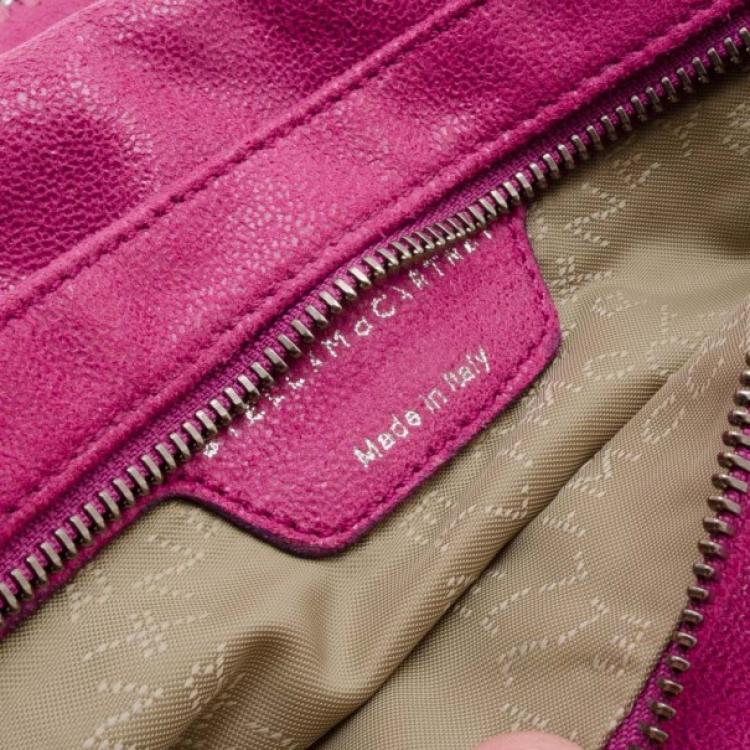 Pre Owned Stella McCartney Pink Fallabella Foldover Clutch