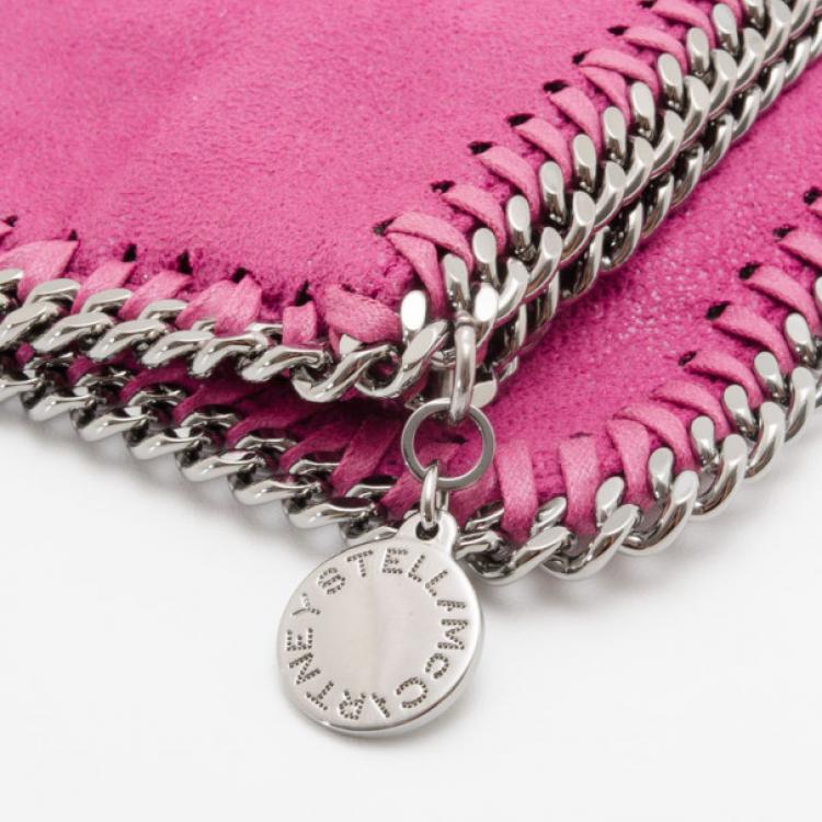 Pre Owned Stella McCartney Pink Fallabella Foldover Clutch