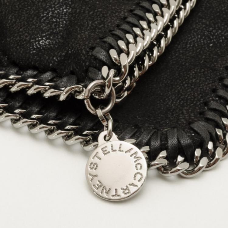 Pre Owned Stella McCartney Black Falabella Clutch