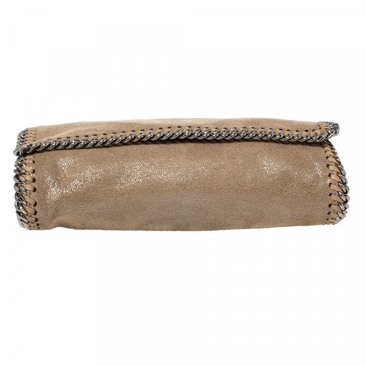 Pre Owned Stella McCartney Beige Faux Leather Falabella Crossbody Bag