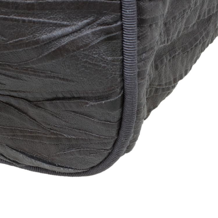 مملوكة مسبقًا Stella McCartney Grey Faux Leather Slouchy Hobo