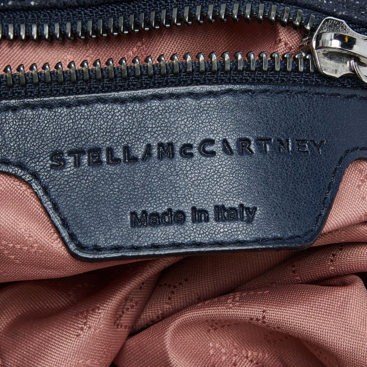 مملوكة مسبقًا Stella McCartney Blue Faux Suede Falabella Fover Tote