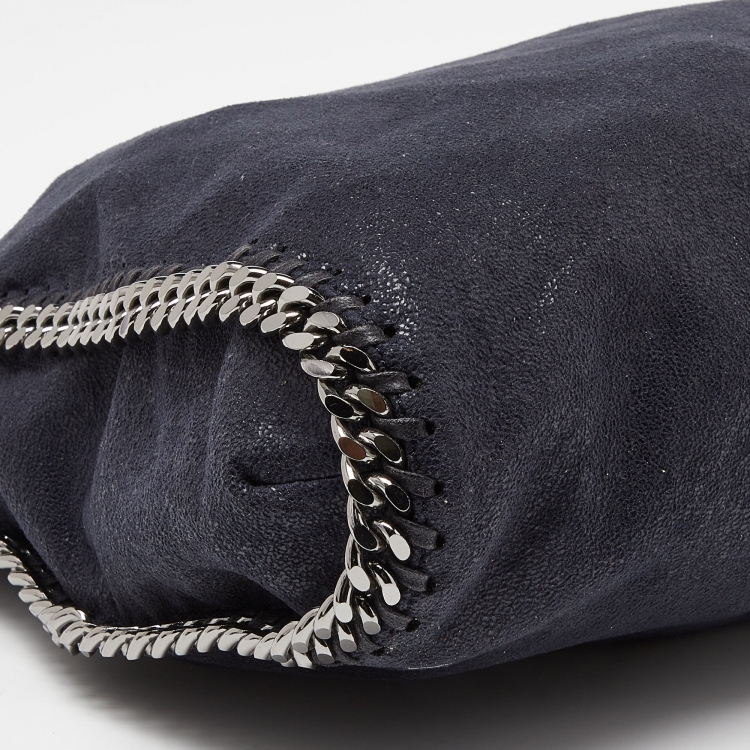 مملوكة مسبقًا Stella McCartney Blue Faux Suede Falabella Fover Tote