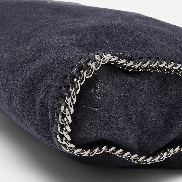 مملوكة مسبقًا Stella McCartney Blue Faux Suede Falabella Fover Tote