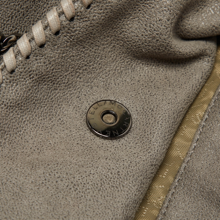 Pre Owned Stella McCartney Grey Faux Leather Small Falabella Tote