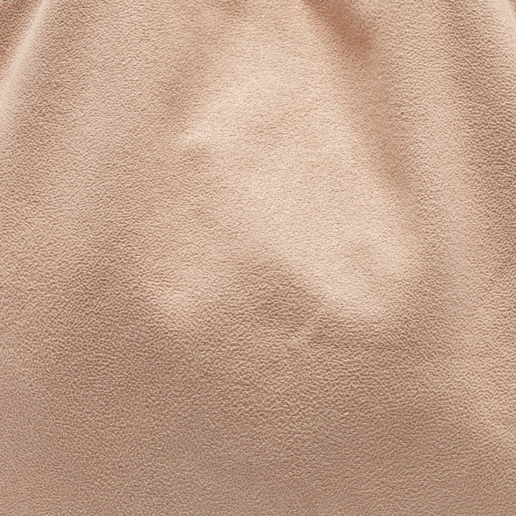 Pre Owned Stella McCartney Peach Faux Leather Small Falabella Tote