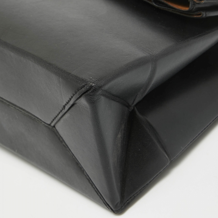 Pre Owned Stella McCartney Black Faux Leather Beckett Shoulder Bag
