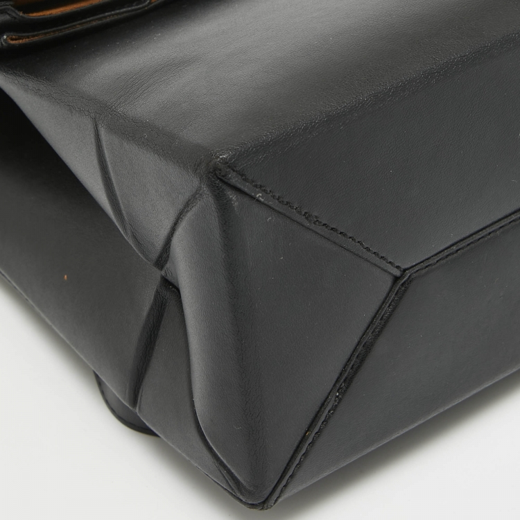 Pre Owned Stella McCartney Black Faux Leather Beckett Shoulder Bag