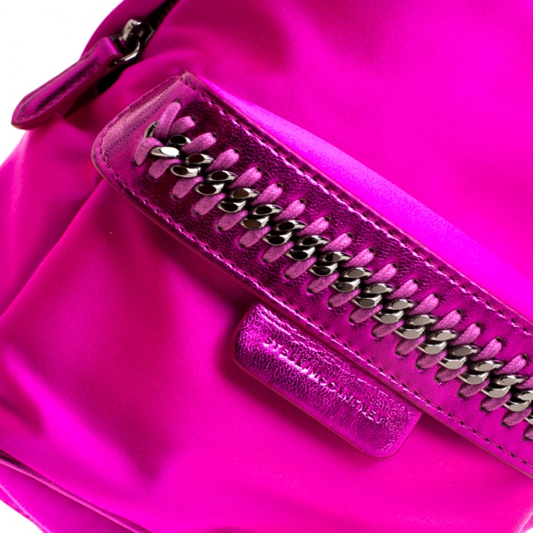 Pre Owned Stella McCartney Dark Pink Nylon Falabella Backpack