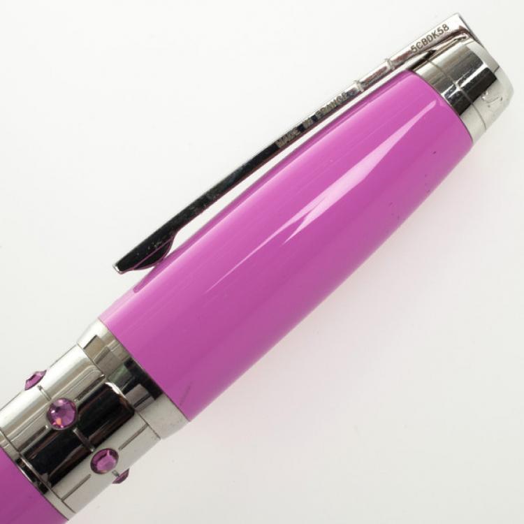 مملوكة مسبقًا S.T. Dupont Paris Ladies Pink Resin Ballpoint Pen