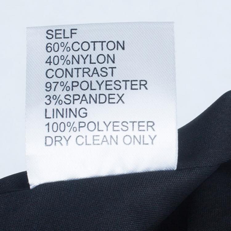 Pre Owned Tadashi Shoji Black Lace Fitted Gown L