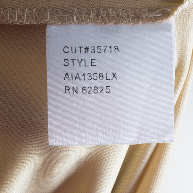 Pre Owned Tadashi Shoji Blue Devore Gown XL