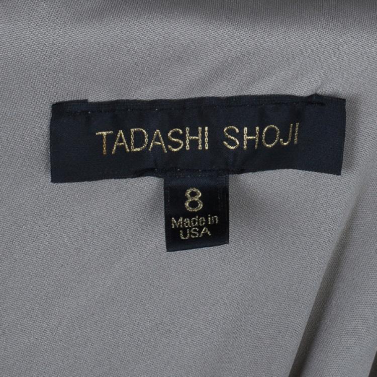 Pre Owned Tadashi Shoji Sequin Embellished Gown M