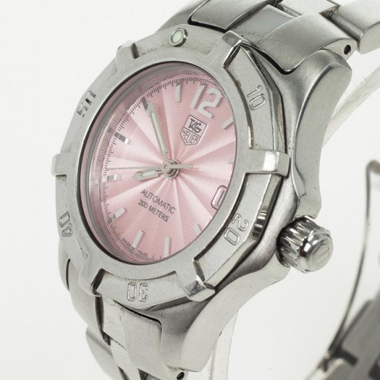 Tag heuer aquaracer ladies hot sale pink mother of pearl