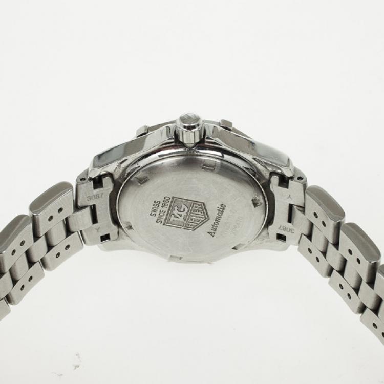 Pre Owned Tag Heuer Aquaracer Stainless Steel Automatic Womens Wristwatch 29 MM