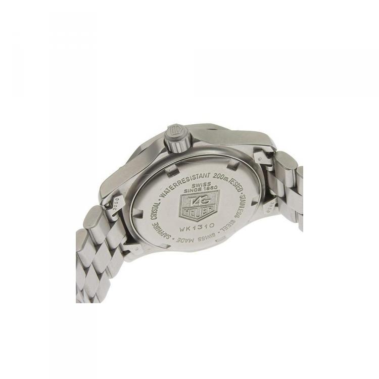 Pre Owned Tag Heuer Black Stainless Steel Professional WK1310 Women's Wristwatch 28.5 MM
