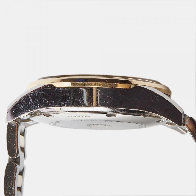 Pre Owned Tag Heuer Mother Of Pearl Diamond 18K Rose Gold Stainless Steel Carrera WAR1352.BD0779 Women's Wristwatch 32 mm