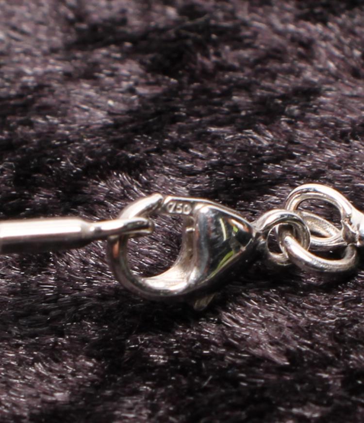 Pre Owned Tasaki 18K White Gold Platinum Diamond Necklace