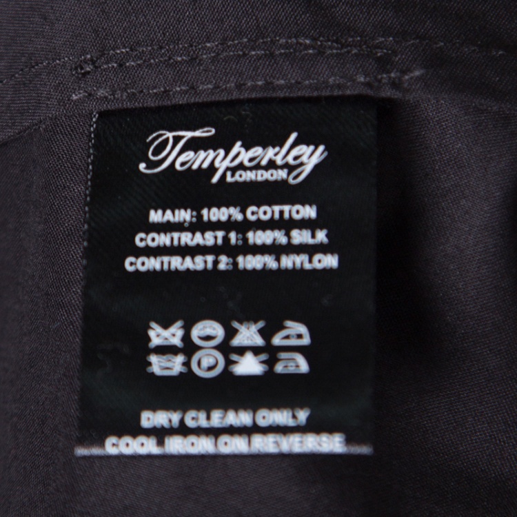 Pre Owned Temperley London Black Tiered Ruffle Detail Sea Skirt L
