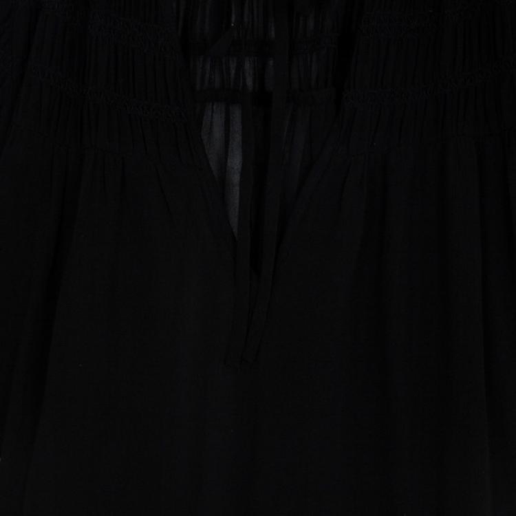 Pre Owned Temperley London Sheer Drawstring Top M