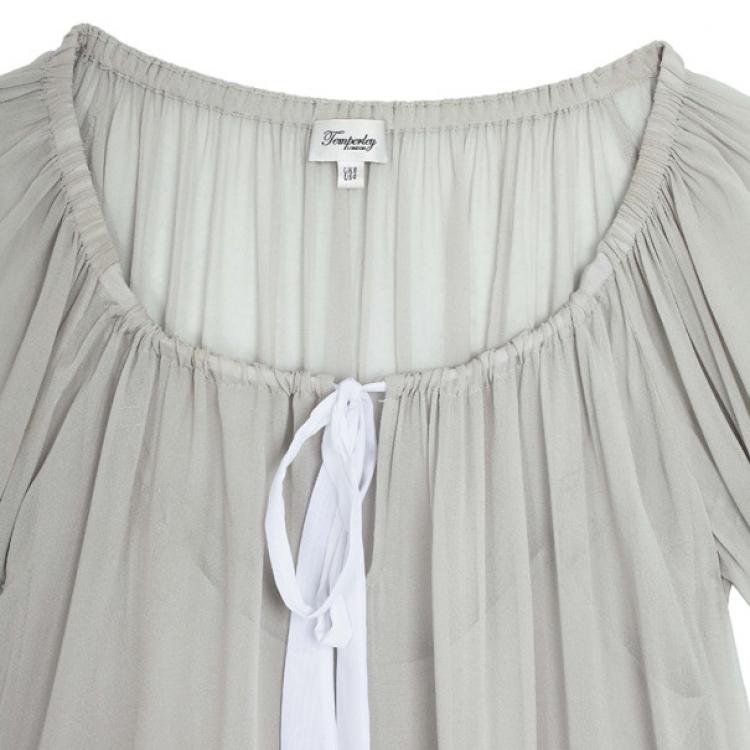 Pre Owned Temperley London Adeline Silk-blend Tunic Top S