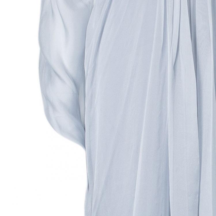 Pre Owned Temperley London Long Ice Blue Oberon Kaftan M