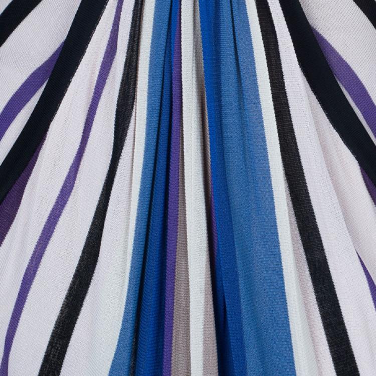 Pre Owned Temperley London Abstract Print Knit Dress M