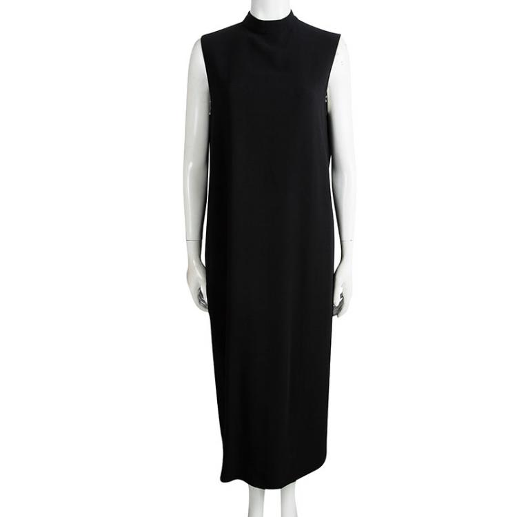 The Row Black Sleeveless Midi Dress M The Row TLC