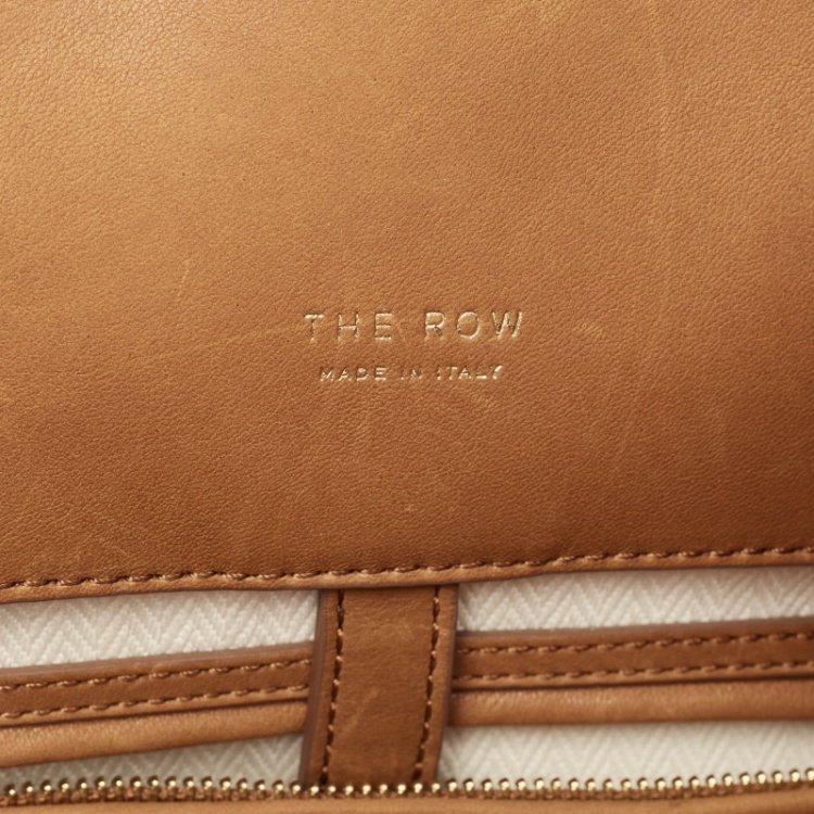 Pre Owned The Row Brown Leather Soft Margaux Bag