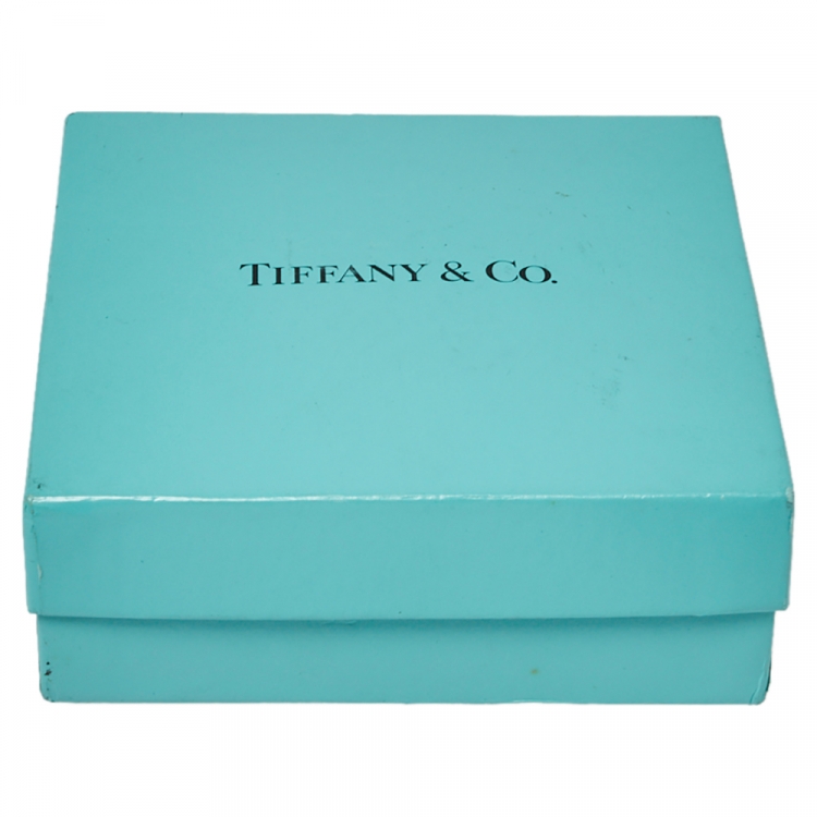 Pre Owned Tiffany & Co. Porcelain World Map Trinket Jewelry Box