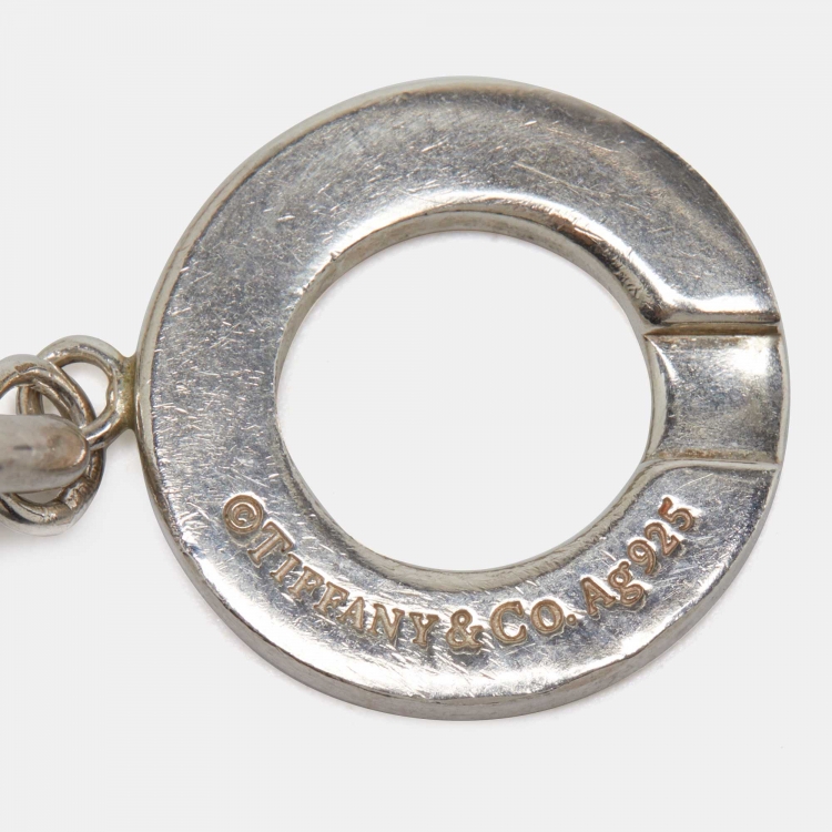 Pre Owned Tiffany & Co. Return to Tiffany Heart Tag Sterling Silver Toggle Bracelet