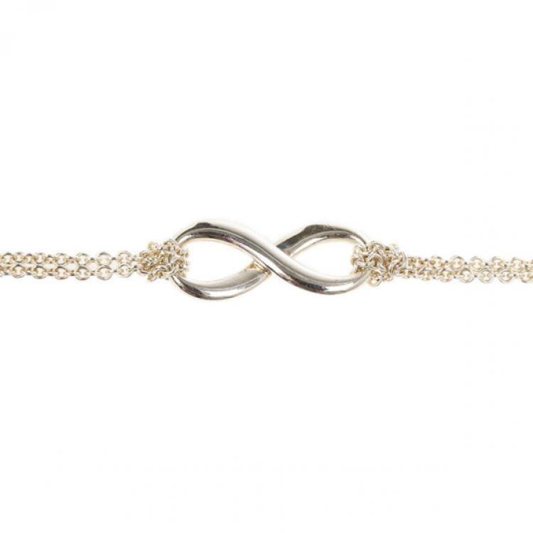 Pre Owned Tiffany & Co. Infinity Silver Bracelet